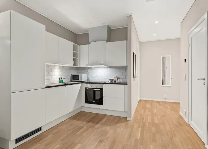 Daire Bjorvika Apartments, Solsiden Area, Center Trondheim